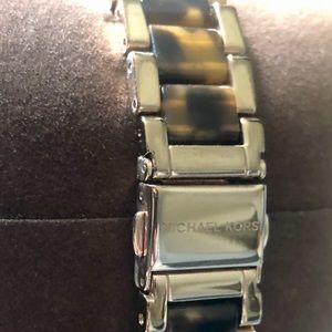 Michael Kors Rose Gold Tortoise Band Watch